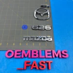 1997-2002 Mazda 626 Es Oem Factory Chrome Rear Trunk Deck Lid Emblem Set. Fixed Price $27.00.