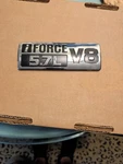 Toyota 5.7L V8 Emblem 75472-00050. Fixed Price $20.00.