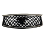 Oem 2019 2022 Infiniti QX50 Luxe Dark Chrome Front Grille + Emblem 62310-5NA0A. Fixed Price $607.49.