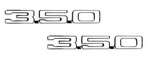 Chevrolet 350 Emblem Set. For 1968 Camaro *pair* - Authentic Gm Parts. Fixed Price $38.11.
