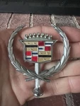 Vtg Cadillac Gm Wreath Hood Ornament 1990S 1980S Deville Seville Fleetwood. Fixed Price $34.99.