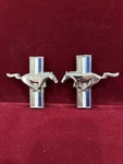 1964-1968 Ford Mustang Fender Emblems Pair Oem Lh Rh C4ZB-16C228-B 16C229-B. Fixed Price $29.00.