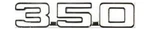 Oer Emblem Fender Black/white 350 Logo Chevy Each 3970546. Fixed Price $27.79.