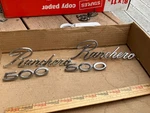 Ford Ranchero Chrome Script Emblem Eom 1970-1971 D00B 16B114, 500 Pcs. Fixed Price $49.99.