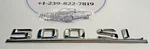 Mercedes Benz R129 500SL Rear Trunk Emblem Badge Chrome Deck Lid Script Logo. Fixed Price $45.00.