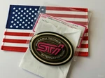New Genuine For Subaru Sti Fender Badge ST9100055010 Impreza Wrx GC8 Pink Logo. Fixed Price $59.00.