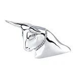 United Pacific 72034 Hood Ornament Chrome, Long Horn Bull. Fixed Price $101.41.