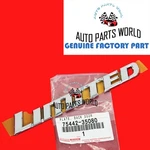 Genuine Oem Toyota 4RUNNER Highlander Limited Back Door Name Plate 75442-35080. Fixed Price $35.95.