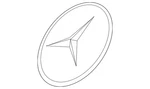 Genuine Mercedes-benz Emblem 906-817-04-16-5337. Fixed Price $27.21.