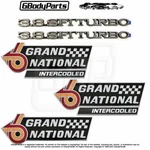 1986-1987 Grand National Intercooled 3.8 Sfi Turbo Hood Fender Trunk Emblem Set. Fixed Price $419.95.