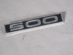 66 Ford Galaxie Oem 500 Black Emblem Badge C6AB-5429008-A. Fixed Price $20.00.