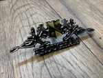 1972 1973 Chrysler New Yorker Brougham Body Nos Mopar Roof Emblem 3506456. Fixed Price $65.00.