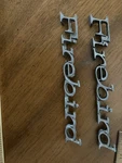 1971-81 Firebird Fender Emblem Pair Front Left Right Hardware 486904 Oer 1972. Fixed Price $60.00.