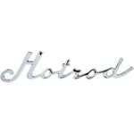 United Pacific S1001 Chrome 'hotrod' Script Emblem With Stud, 6.5" X 2" -. Fixed Price $16.10.