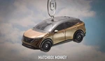 Brown 2023 Nissan Ariya Ev Custom Christmas Ornament Electric Adorno Hybrid 1/64. Fixed Price $24.99.