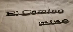 Vintage Chevy Chrome Script El Camino Car Emblem Insignia Metal Logo 28992. Fixed Price $35.00.