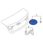 Toyota 90118WB886 Rear Deck Lid Emblem. Fixed Price $47.97.