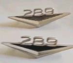 Oem Gold Ford Mustang Falcon Bronco 289 Fender Emblems C3OB-16C144-A, 1963-1966. Fixed Price $46.75.