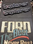 1972 Ford Truck Explorer Bed Emblems F100, F250. Only Rare Hard To Find.. Fixed Price $100.00.