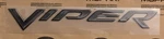 Genuine Mopar Viper Black Decal Rear Fascia OWN73ZDRAC. Fixed Price $39.99.