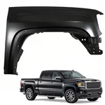 New Steel Black Fender For Gmc Sierra 1500 2014-2019 Right Passenger 84214216. Fixed Price $282.99.