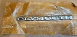 Mopar Nos 3444927 Plymouth Self Adhesive Emblem 1970-1974, S/a 2998042. Fixed Price $87.50.