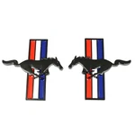 Running Horse Fender Emblem Black Chrome Pair Mustang 2005-2014. Fixed Price $39.99.
