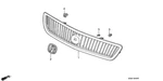 Honda 75101-SY8-A10 Front Grille For 98-99 Acura Cl #1 In Image. Fixed Price $449.97.