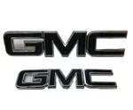 Oem Front & Rear Emblem Set Black Chrome For 2018-2021 Gmc Terrain 84321763 New. Fixed Price $99.67.