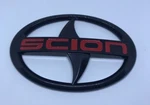 Scion Large Black Red Logo Emblems Badge Stickers Decals Tc Xa Xb Front Grille. Fixed Price $19.90.
