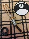 88-89 Lincoln Town Car Pewter/gold Hood Ornament Bonnet Emblem #E8VB-8C080-AA. Fixed Price $67.90.