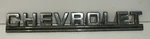 Vintage Chevrolet Truck Emblem Name Badge Script Metal 1405225. Fixed Price $93.00.