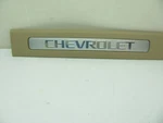 New Unboxed Oem Gm Long Rear Door Sill Cover Plate W/ Logo Cashmere 15848342. Fixed Price $26.95.