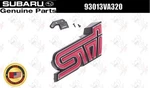 Subaru Oem Nameplate Emblem Budge 93013VA320 For Impreza Sti. Fixed Price $43.00.