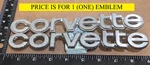 (1) Chevrolet Corvette Circa '80 Rear Emblem 14016100 5900). Fixed Price $24.00.