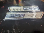 Oem Ford 1967 F600 Truck Hood Side Ornament Emblems Trim Pair Rh Lh Farm. Fixed Price $100.00.