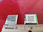Gm Mark Of Excellence Emblem Pair Oem Doors Sides 1 Inch Impala Cadillac Buick. Fixed Price $6.43.