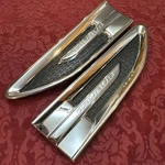 2010-2019 Ford Taurus Left Right Rh Lh Fender Chrome Emblem Trim Vent Oem Set. Fixed Price $33.00.