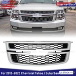For 2015-2020 Chevrolet Tahoe Suburban Lt Front Grille 84724083 Silver Ice+black. Fixed Price $123.49.