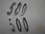 1963 Dodge Polara 500 Fender Number Set Emblem Script 2423538 2423518 2423539. Fixed Price $245.00.
