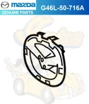 2016-2017 MAZDA6 Emblem Seal Rear Badge Ornament G46L-50-716A. Fixed Price $76.97.