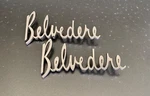 1963 1964 Plymouth Belvedere Fender Emblems. Fixed Price $300.00.