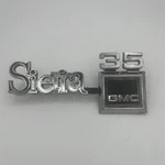 1973-1979 Gmc Sierra Badge Emblem 73-79 Oem 351826. Fixed Price $60.00.