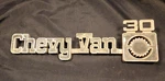 Vintage 1970'S Chevy Van G-30 Emblem #363581 27093 (25-06-007). Fixed Price $21.00.