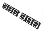 1970-72 Camaro "396" Front Fender Emblems. Fixed Price $55.00.
