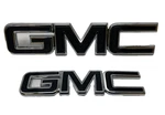 Oem 2018-2021 Gmc Terrain Front & Rear Emblem Set Black Chrome 84321763. Fixed Price $99.75.