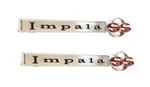 Trim Parts Front Fender Emblem Set For 1967 Bel Air Biscayne Impala Usa Made. Fixed Price $145.98.