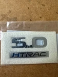 New 17-19 Hyundai Genesis G90 "5.0 Htrac" Rear Nameplate Emblem Oem 86314 D2100. Fixed Price $30.25.