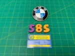 12-20 Bmw F30 F32 Rear Trunk Lid Emblem Badge Logo Symbol 74MM Oem 8219237. Fixed Price $7.64.