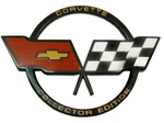 1982 Corvette Emblem Fuel Door Cross Flag Collector's Edition Gm Restoration. Fixed Price $180.95.